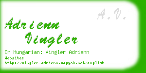 adrienn vingler business card